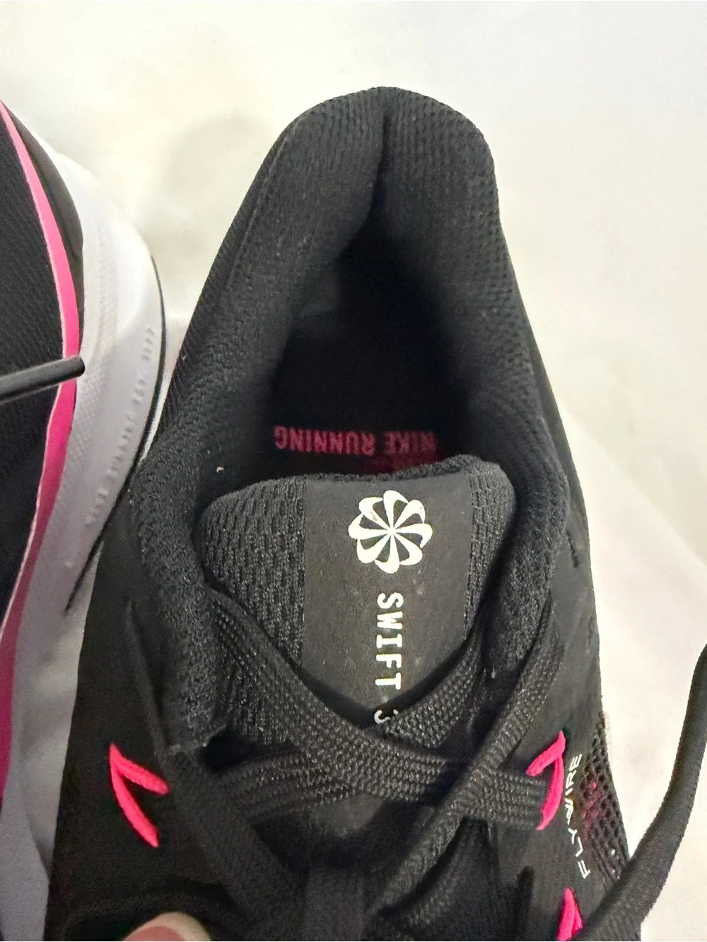 Nike Women's Black & Hot Pink Running Sneakers - Picture 3 of 5